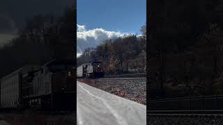 CSXT M267 heads north to Selkirk NY MP68 [upl. by Ayeka]