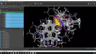 Demonstration8 3D QSAR atom based and field based [upl. by Aiveneg]