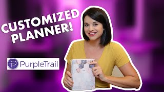 MAKE A CUSTOM PLANNER  2022 PurpleTrail Planner Review [upl. by Novelia611]