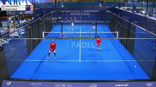 ChileUruguay Lo Mejor de Martínez y Zarhi Mundial Pádel Qatar 2024 padel chile mundial qatar [upl. by Sutton]