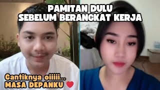 FEBRI DAN EVA MAKIN SERIUS 🥰❤️  PAMITAN DULU SEBELUM BERANGKAT KERJA TEMAN TEMANHMMM OTW SAH [upl. by Irwinn]