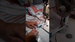 Attach elastic to bedcover simplesewingpatternsforbeginners sewingprojectsforbeginners [upl. by Grefer]