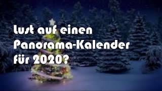 PanoramaWandkalender als Weihnachtsgeschenk [upl. by Rosamond984]