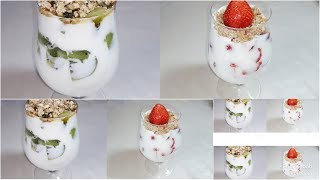 Healthy Fruits Granola Parfait [upl. by Ellimac110]