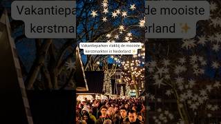 Vakantieparken vlakbij de mooiste kerstmarkten in Nederland ✨ [upl. by Enitsyrhc]