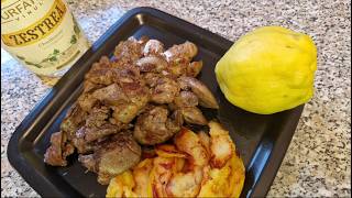 Ficatei cu Gutui Prajite  Livers with Fried Quince [upl. by Sirraf]