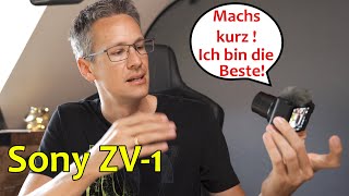 Derzeit die beste Kompaktkamera 😲 Sony ZV1 besser als RX100 V [upl. by Hagen90]