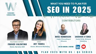 Plan for SEO in 2025  with Franco Valentino of NSEO [upl. by Aznerol]