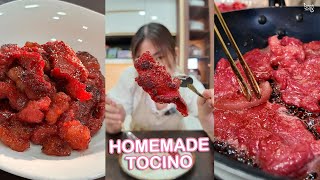 HOMEMADE TOCINO  Pangnegosyo recipe  Modern Nanay [upl. by Gosnell]