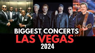 Las Vegas  Biggest amp Best Concerts and Residencies in Las Vegas for 2024 [upl. by Annoved906]