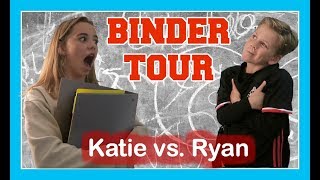 SCHOOL BINDER 📔 TOUR  WHICH BINDERS BETTER  Flippin Katie [upl. by Magna]