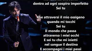 Fabrizio Moro Sei Tu Testo [upl. by Margetts923]