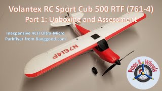 Volantex RC Sport Cub 500 RTF 7614 – Part 1 Unboxing and Assessment [upl. by Grannia]