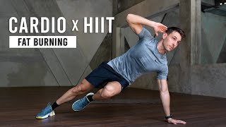 20 Minute Fat Burning Cardio HIIT Workout  Burn 400 Calories  No Equipment No Repeat [upl. by Sullivan]