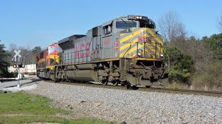 HD KCS 4007 leads NS Train 220 in Douglasville GA [upl. by Oivaf]