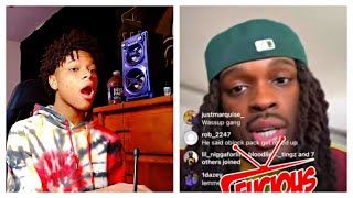 Exclusive OBlock Ocho Munna Responds To Youngboy Dissing OBlock REACTION [upl. by Ylla]