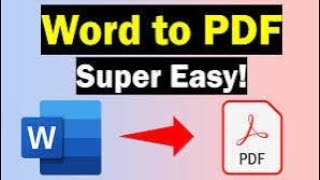 Word to PDF Convert ከ Word to PDF መቀየር httpstmeMuhammedComputerTechnology [upl. by Drawdesemaj]