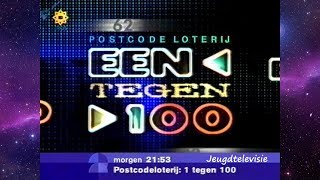 Nederland 2 promo Postcodeloterij 1 tegen 100 23062002 [upl. by Hansel778]