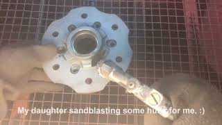 Sand Blasting Hubs [upl. by Asil]