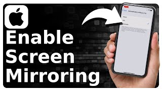 How To Turn On Screen Mirroring On iPhone [upl. by Annaihr138]