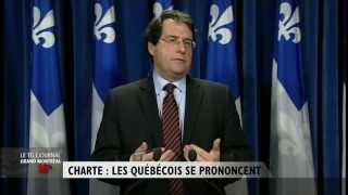 Charte des valeurs  les Québécois se prononcent [upl. by Innavoig]