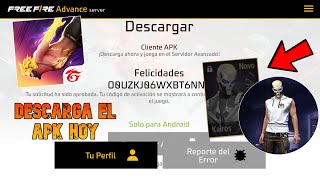 SOLUCIÓN Cómo DESCARGAR SERVIDOR AVANZADO de free fire 20 MARZO 2024 CÓDIGO DE ACTIVACIÓN amp APK OB44 [upl. by Dez]