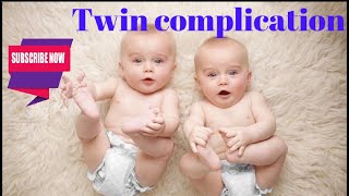 Monochorionic diamniotic twins complication  identical twins [upl. by Trudie]