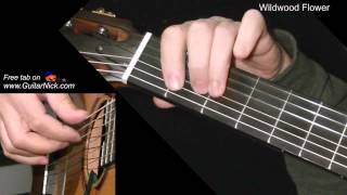 WILDWOOD FLOWER Easy Guitar Lesson  TAB by GuitarNick [upl. by Howarth46]