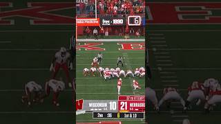 John Hohl Field Goal Nebraska Husker Football vs Wisconsin 112424 [upl. by Citron509]