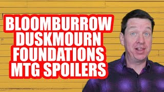 MTG Mega Spoilers  BloomburrowDuskmournFoundations [upl. by Otnicaj]