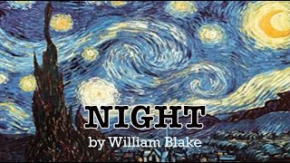 Night by William Blake  Songs of Innocence  Poetry Reading Soothing  Mystical Poetry [upl. by Asir]