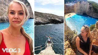 VLOG 3 Zatoka Wraku zwiedzanie samochodem Porto Roxa  Zakynthos [upl. by Arliene]