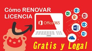 Como Renovar licencia de office 100 legal 100 Gratis 🐑🔌 [upl. by Nnazus]