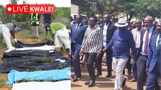 LIVE DRANA AS RAILA ARRIVE IN KWARE DUMPING SITE IN MUKURU KWA NJENGA TO VIEW DEAD BODIES [upl. by Eelaras796]