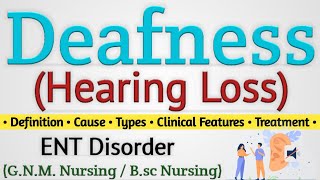 Deafness Lecture  बहरापन क्या होता है  Deafness In Hindi [upl. by Eetsud]