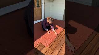 Installing Outdoor Tile Over Wood Deck [upl. by Nosreg802]