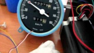 STM8S tachometer with RC servo 2 [upl. by Odlabso]