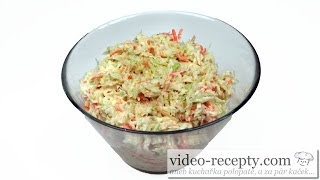 Diétny šalát Coleslaw  videorecipe [upl. by Neu]