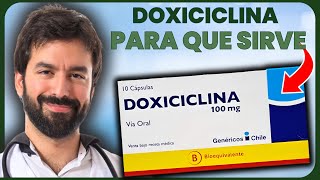 DOXICICLINA💊 ¿Cómo usa usa TRATAMIENTO para INFECCIONES  MÁS [upl. by Enilreug]