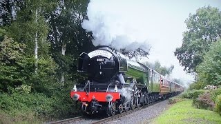 Flying Scotsman On The Severn Valley Railway  Pacific Power 2016 [upl. by Delp521]