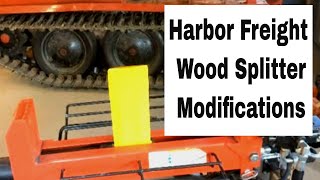 Harbor Freight 20 ton log splitter modification [upl. by Ema]