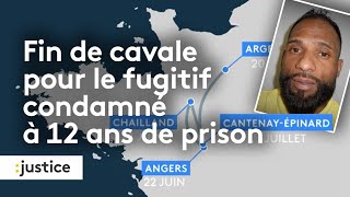 Fin de cavale du fugitif interpellé près dAngers [upl. by Oswin441]