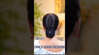 Beautiful hair design for girls hairstyle youtubeshorts hair foryou [upl. by Basia]