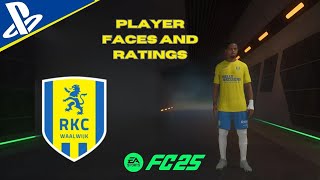 EA FC 25  Waalwijk  PLAYER FACES AND RATINGS [upl. by Llerreg]