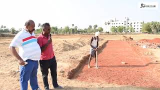 How to lay a strong turf cricket pitch क्रिकेट पिच कैसे बनाये  Contact 9003154673Turf wicket [upl. by Annaili]