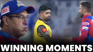 Winning Moments  Peshawar Zalmi vs Karachi Kings  Match 17  HBL PSL 8  MI2A [upl. by Einnus519]