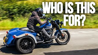 HarleyDavidson Freewheeler Review £32k Trike Is Bizarre To Ride [upl. by Dene]