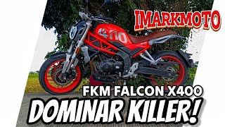 DOMINAR KILLER🔥New FKM Falcon X400  Walk Around iMarkMoto [upl. by Aineles]