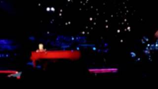 ELTON JOHN ROCKET MAN VIDEO THE RED PIANO LAS VEGAS 2009 [upl. by Suiddaht544]