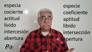 Parónimos palabras similares y que se confunden con regularidad [upl. by Sharron]